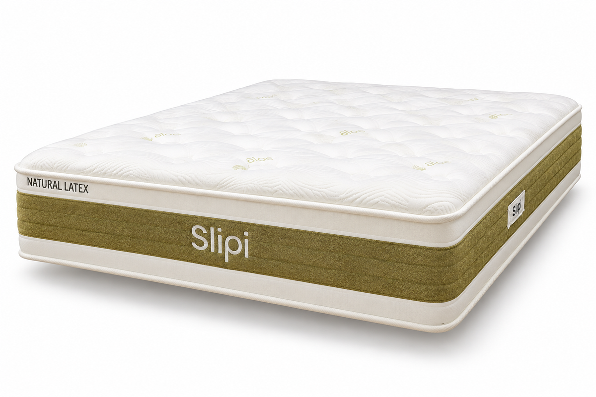 מזרן Natural Latex של Slipi — זווית קדמית